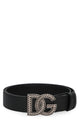 Dolce & Gabbana Black Leather Belt