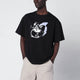 Brain Dead Black T-Shirt With Logo Print
