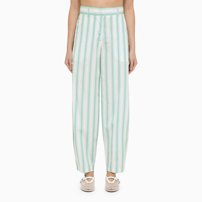 Margaux Lönnberg Beatty Striped Cotton Trousers