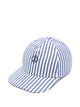 Herno Blue Cotton Baseball Cap Rombo