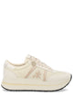 Premiata White Eva Rubber Calf Leather Goat Leather Pa Pu Sneakers