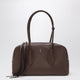 Noesi Betty Brown Bag In Grained Leather