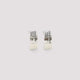 Givenchy Silver Tape Brass Earrings