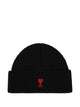 Ami Paris Ami De Coeur Wool Beanie