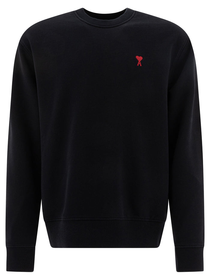 Ami Paris "Ami De Coeur" Crewneck Sweatshirt