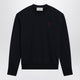Ami Paris Ami De Coeur Midnight Blue Sweatshirt
