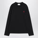 Ami Paris Black Ami De Coeur T-Shirt