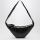 Lemaire Medium Croissant Bag In Dark Green Coated Cotton