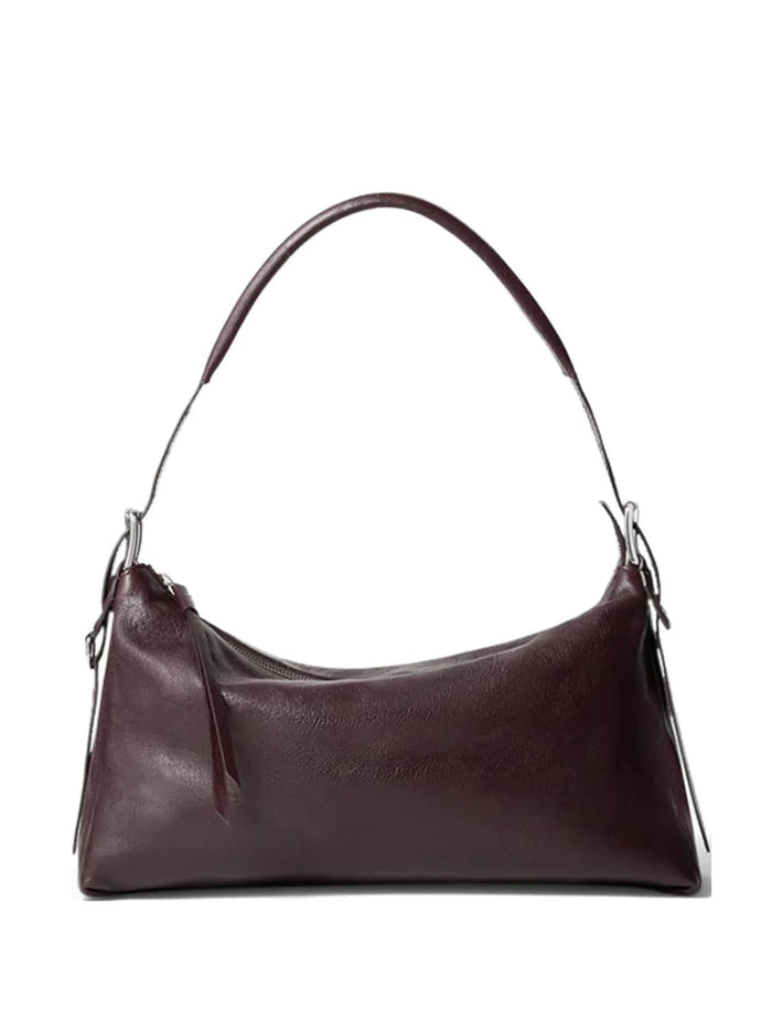 Lemaire Bordeaux Calf Leather Shoulder Bag