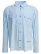 Gr10k Light Blue Elastane Shirt