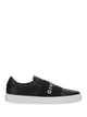 Givenchy Black Calf Leather Sneakers