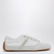 Givenchy White Silm Sneakers In Nylon And Suede