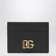 Dolce&Gabbana Black Leather Card Holder With Dg Logo