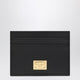 Dolce&Gabbana Black Leather Card Holder With Logo Tag