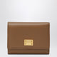 Dolce&Gabbana Plongé Calfskin Wallet In Caramel