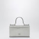 Dolce & Gabbana Satin Phone Bag With Rhinestones In Crystal/Pearl