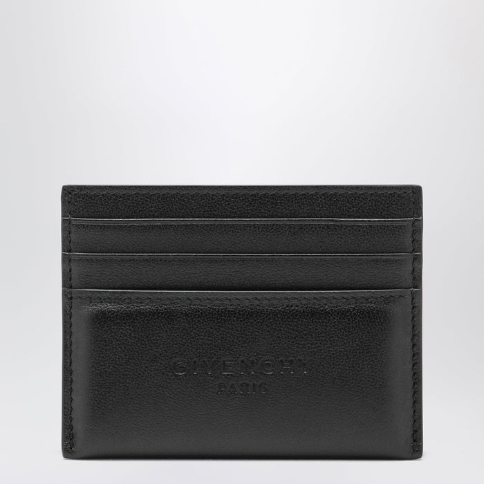 Givenchy Black Leather Card Holder With Logo