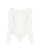 Elisabetta Franchi Elisabetta Franchi Long-Sleeve Ribbed Bodysuit