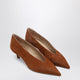 Le Monde Beryl  Babouche Kitten Cowhide-Effect Pumps