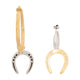 Isabel Marant Asymmetric Gd Earrings