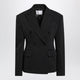The Frankie Shop Doyer Black Blazer In Polyester