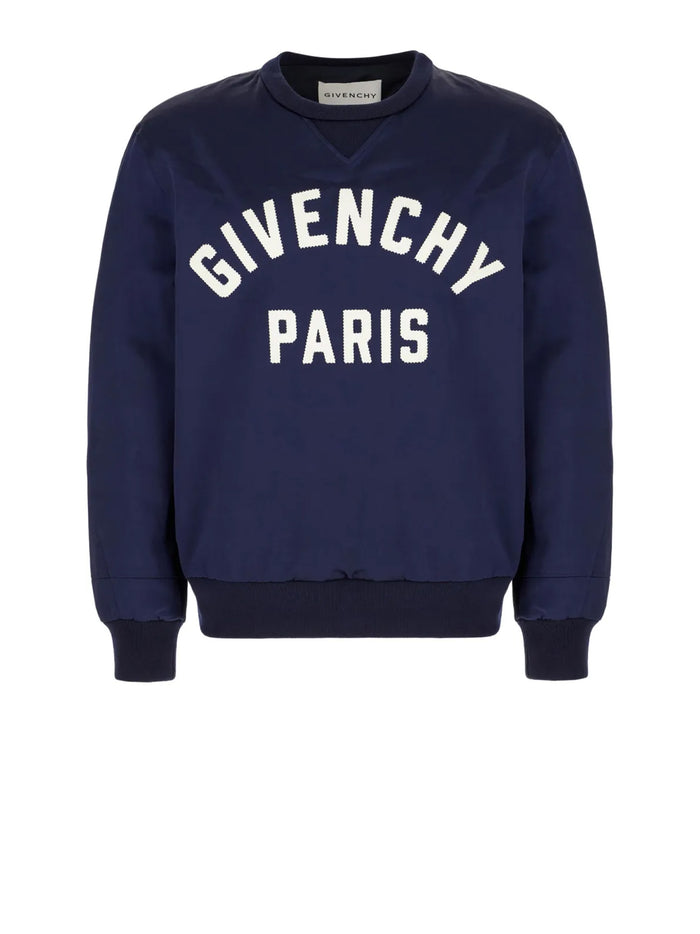 Givenchy Blue Cotton Acetate Sweaters