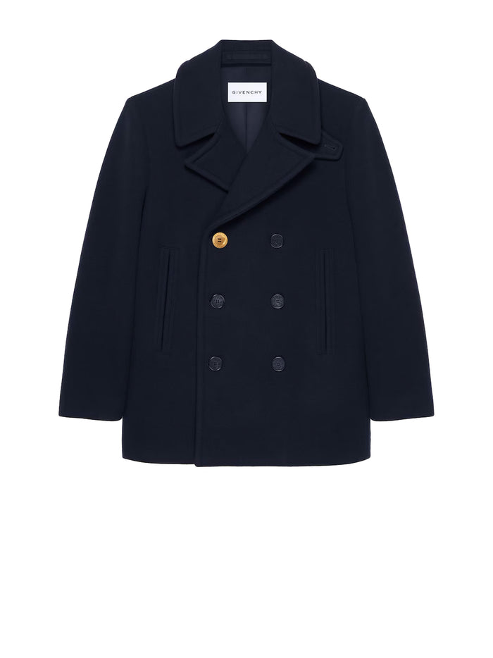 Givenchy Midnight Blue Wool Coat