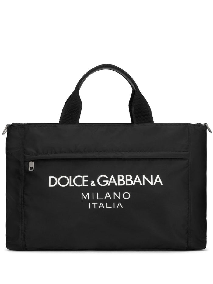 Dolce & Gabbana Men Black Nylon Blend Bag