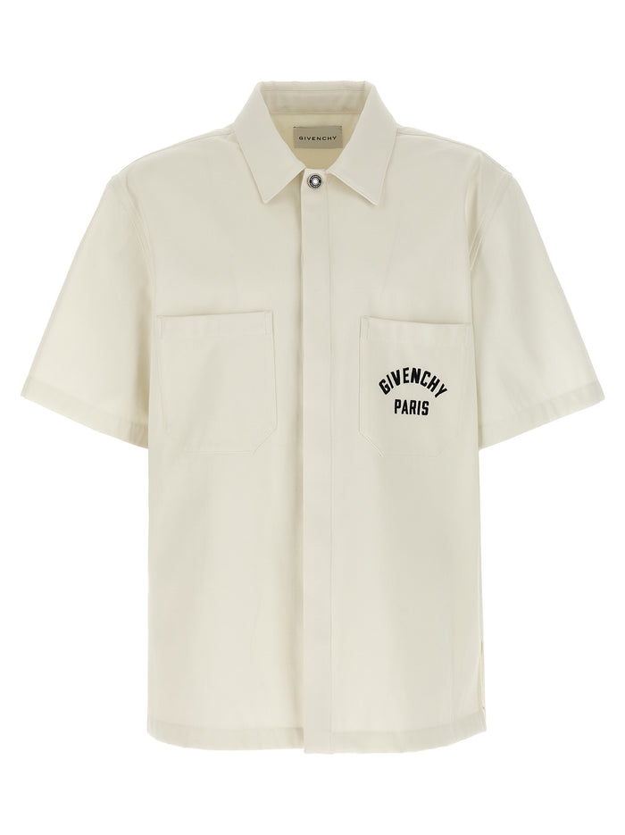 Givenchy Logo Embroidery Shirt