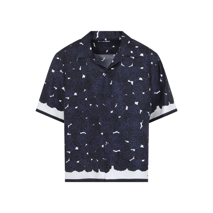 Givenchy Blue Silk Shirt