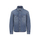 Givenchy Couture Seam Shirt In Shadow Washed Denim