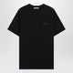 Givenchy Black Cotton T-Shirt With Logo Patch