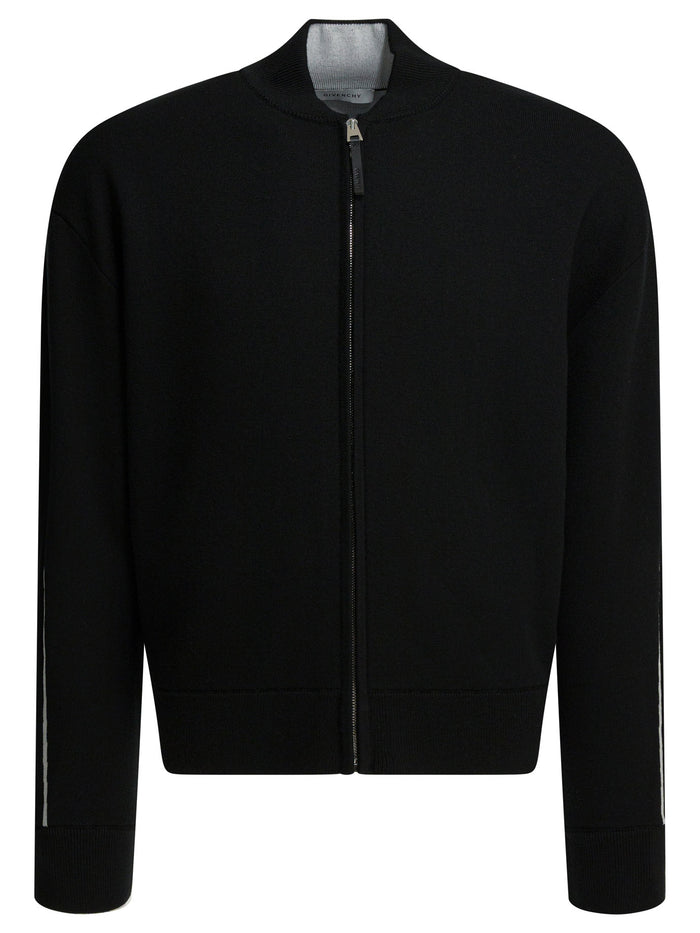 Givenchy "Couture Seam" Zip Sweater