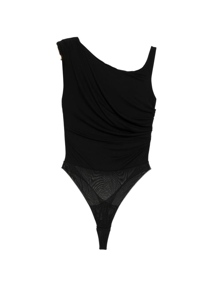 Elisabetta Franchi Black Body In Viscose