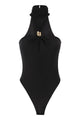 Elisabetta Franchi Crêpe Jersey Bodysuit With Jewel Detail