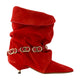 Isabel Marant Edrik Rings Ankle Boots -  - Leather - Red