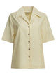 Loulou De Saison White Wool Silk Shirt