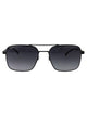 Boss Matte Black Stainless Steel Sunglasses