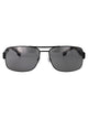 Boss Matte Black Stainless Steel Sunglasses