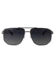 Hugo Boss Matte Dark Ruthenium Steel Sunglasses