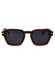 Hugo Boss Brown Horn Acetate Sunglasses