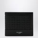 Dolce&Gabbana Woven Plongé Calfskin Wallet In Black