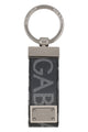 Dolce & Gabbana Fabric Key Ring With Logo