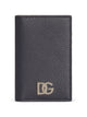Dolce & Gabbana Card Holder In Calfskin With Logo