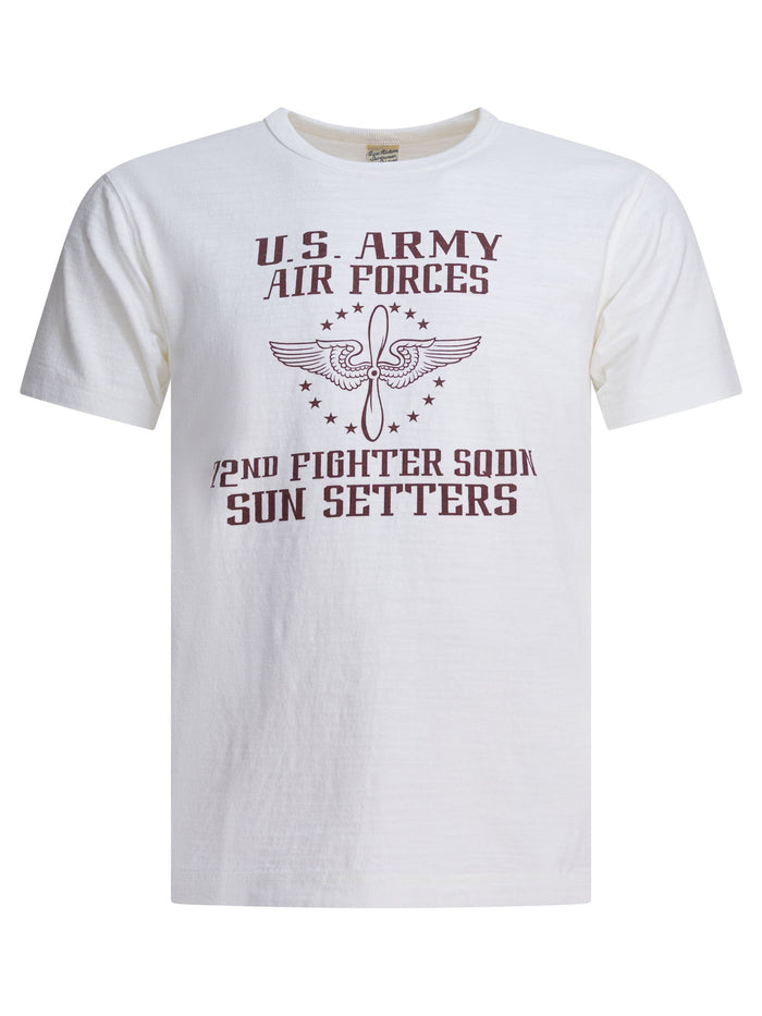 Buzz Rickson's White Cotton T-Shirt