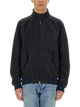 Baracuta G9 Suede Jacket Navy Blue