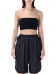 The Frankie Shop The Frankie Shop Blue Elsie Knit Tube Top