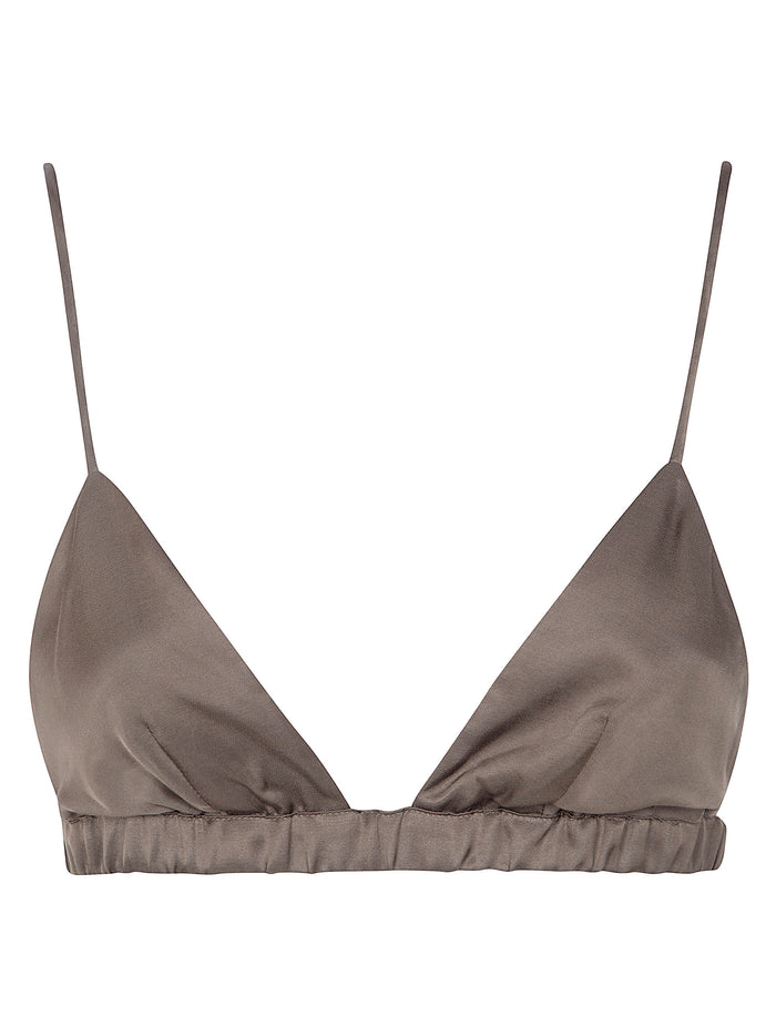 The Frankie Shop "Nina" Satin Bralette