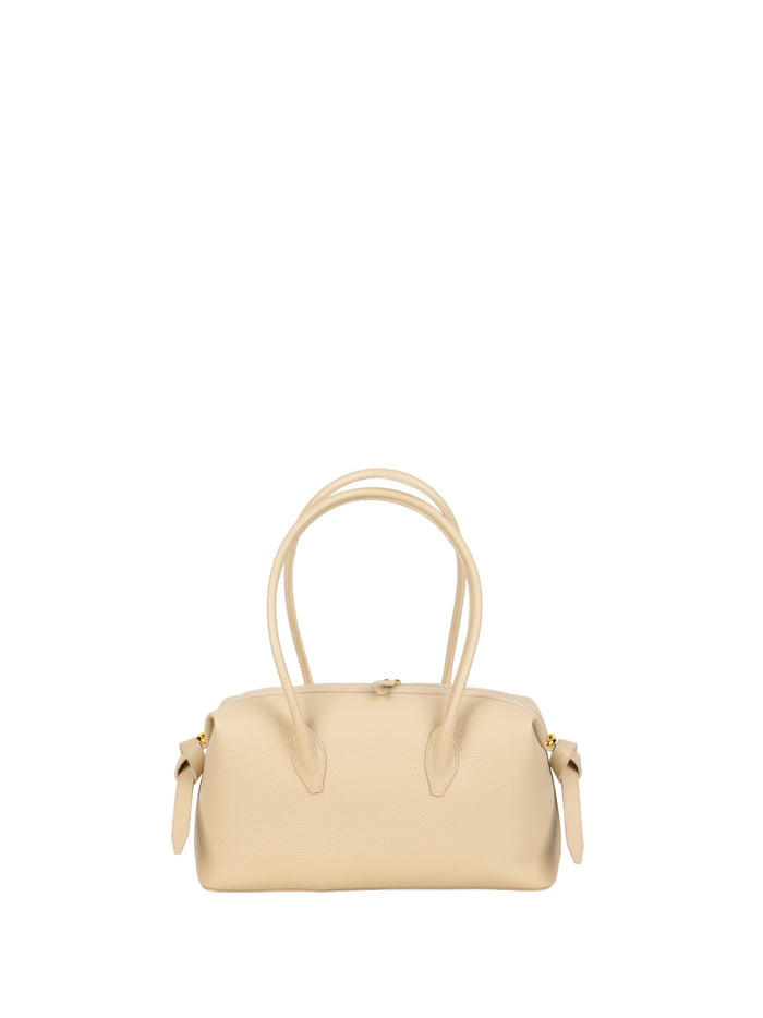 Yuzefi Brioche Duffle Angora Grained Leather