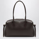 Yuzefi Brioche Duffle Bag In Espresso Pebblegrained Leather
